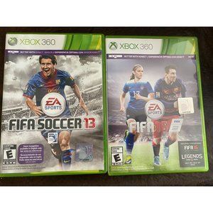 XBOX 360 FIFE Soccer 13 and 16 games